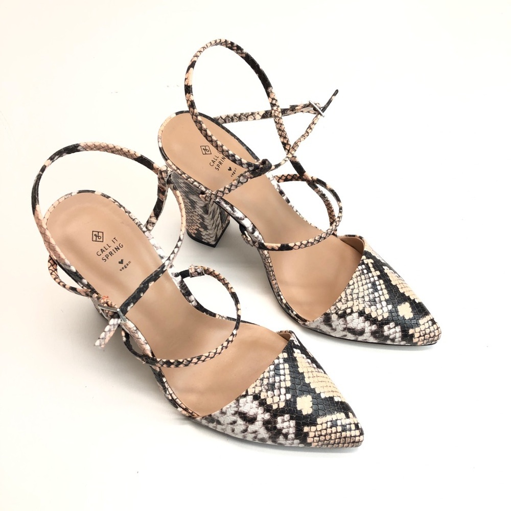 Call It Spring Snake Print sandals - Picture 2 of 7